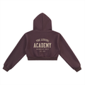 The Luxuri Academy Essential Cropped Hoodie