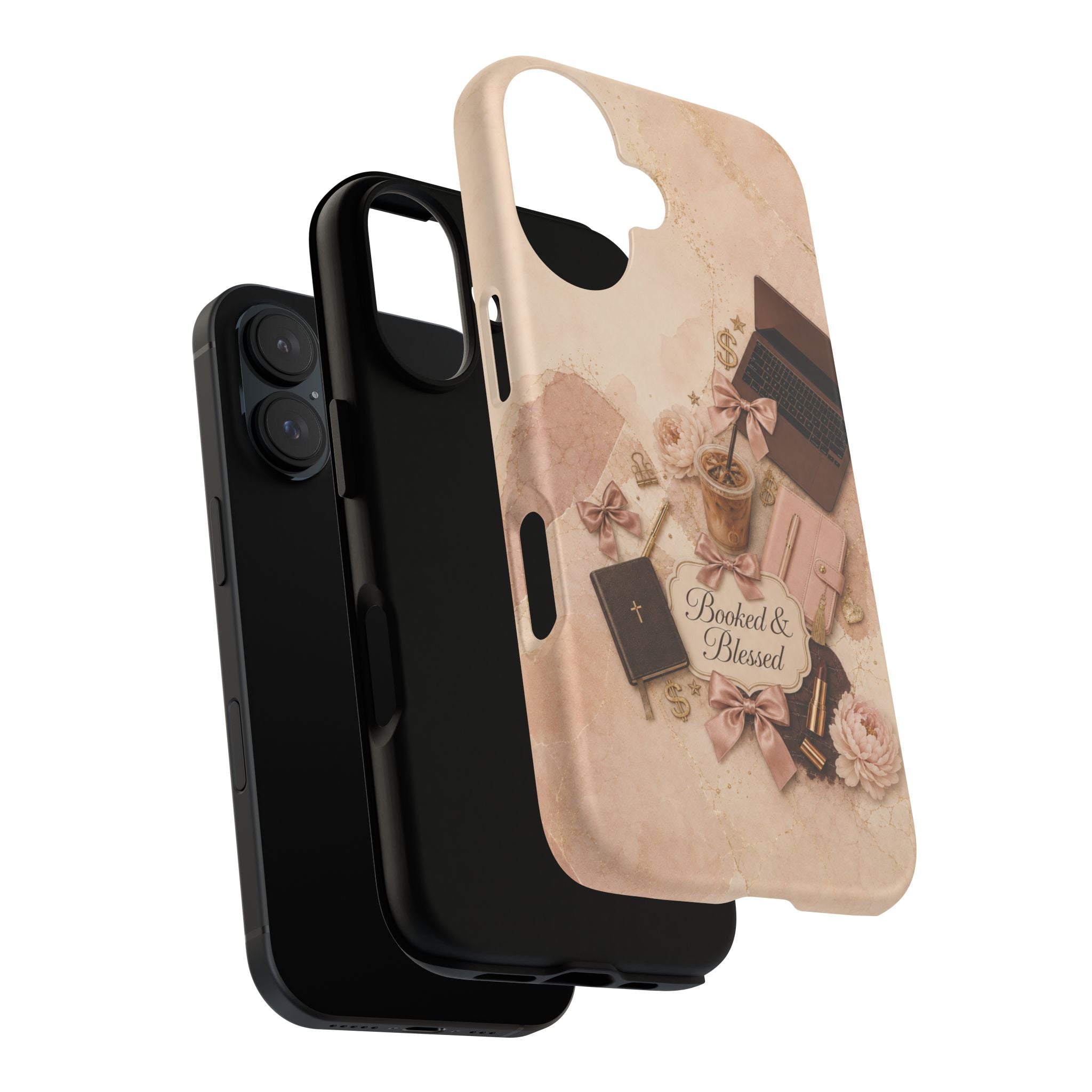 Booked & Blessed Christian Book Lover Phone Case