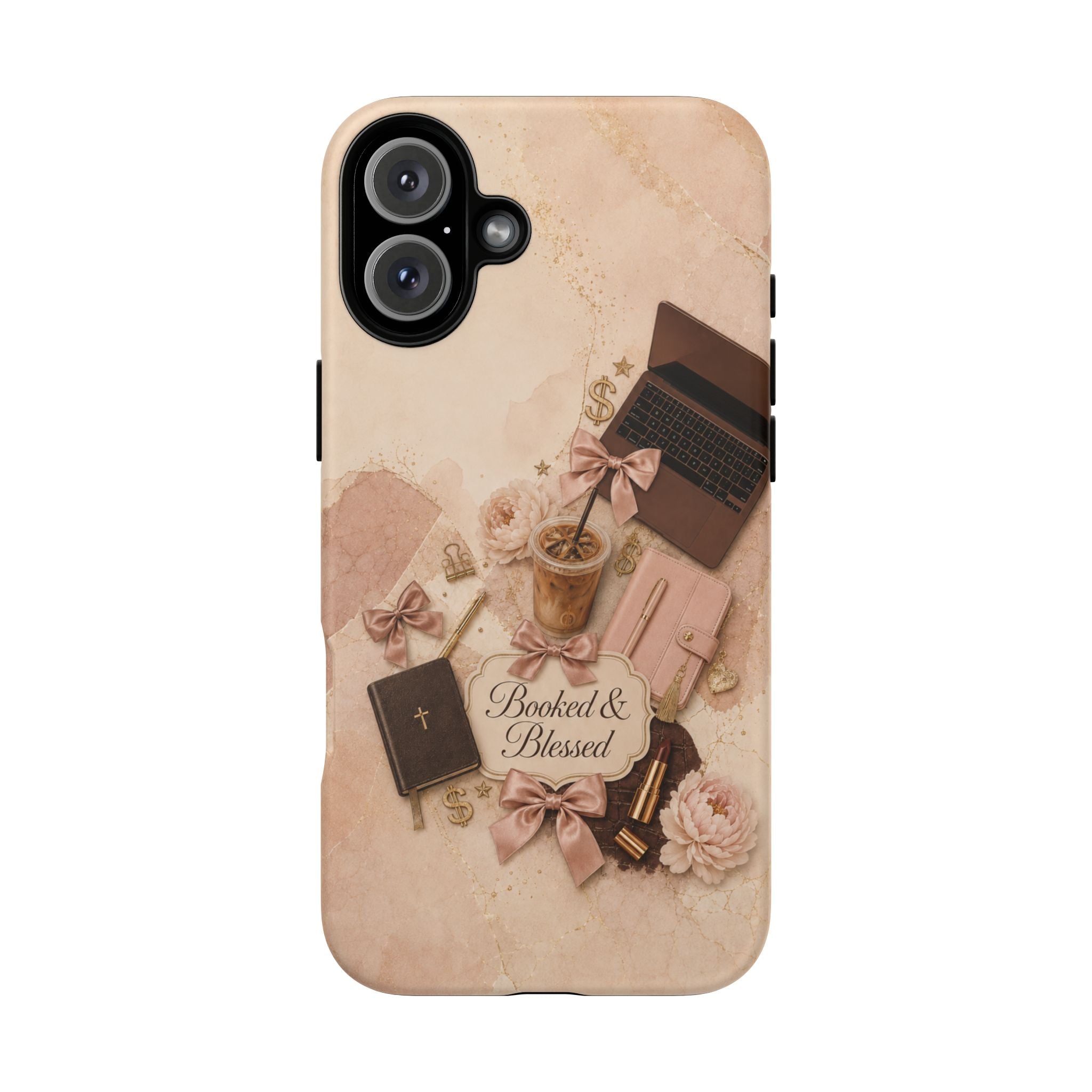 Booked & Blessed Christian Book Lover Phone Case
