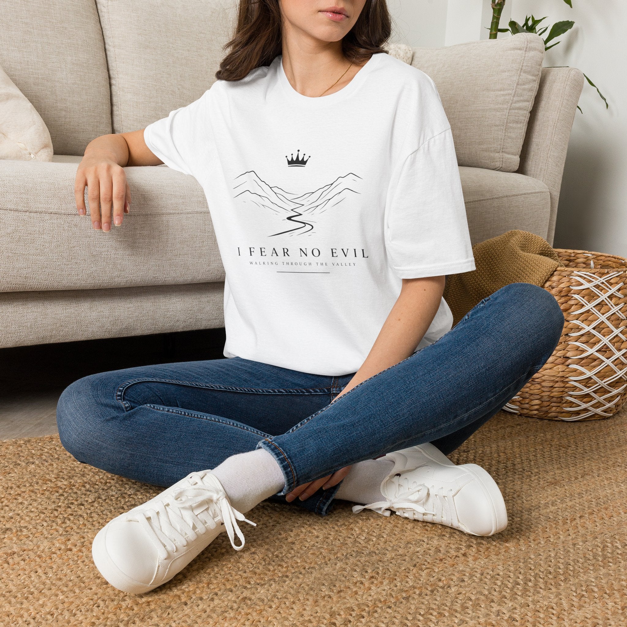Walking Through the Valley Premium Tee (Black)