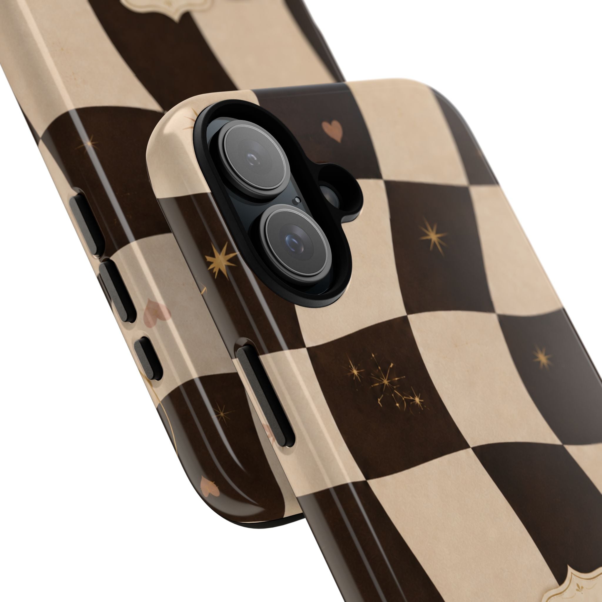 Favor Looks Good on Me Vintage Checkerboard Phone Case