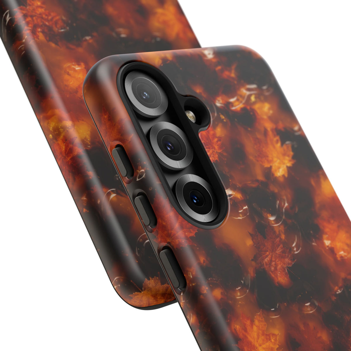 Amber Autumn Maple Leaf Phone Case