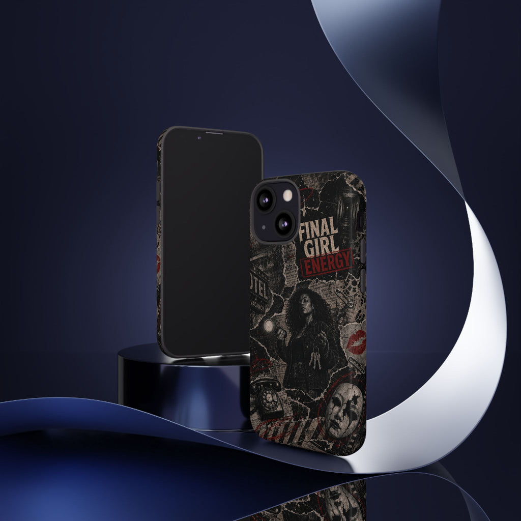 Final Girl Energy Horror Collage Phone Case