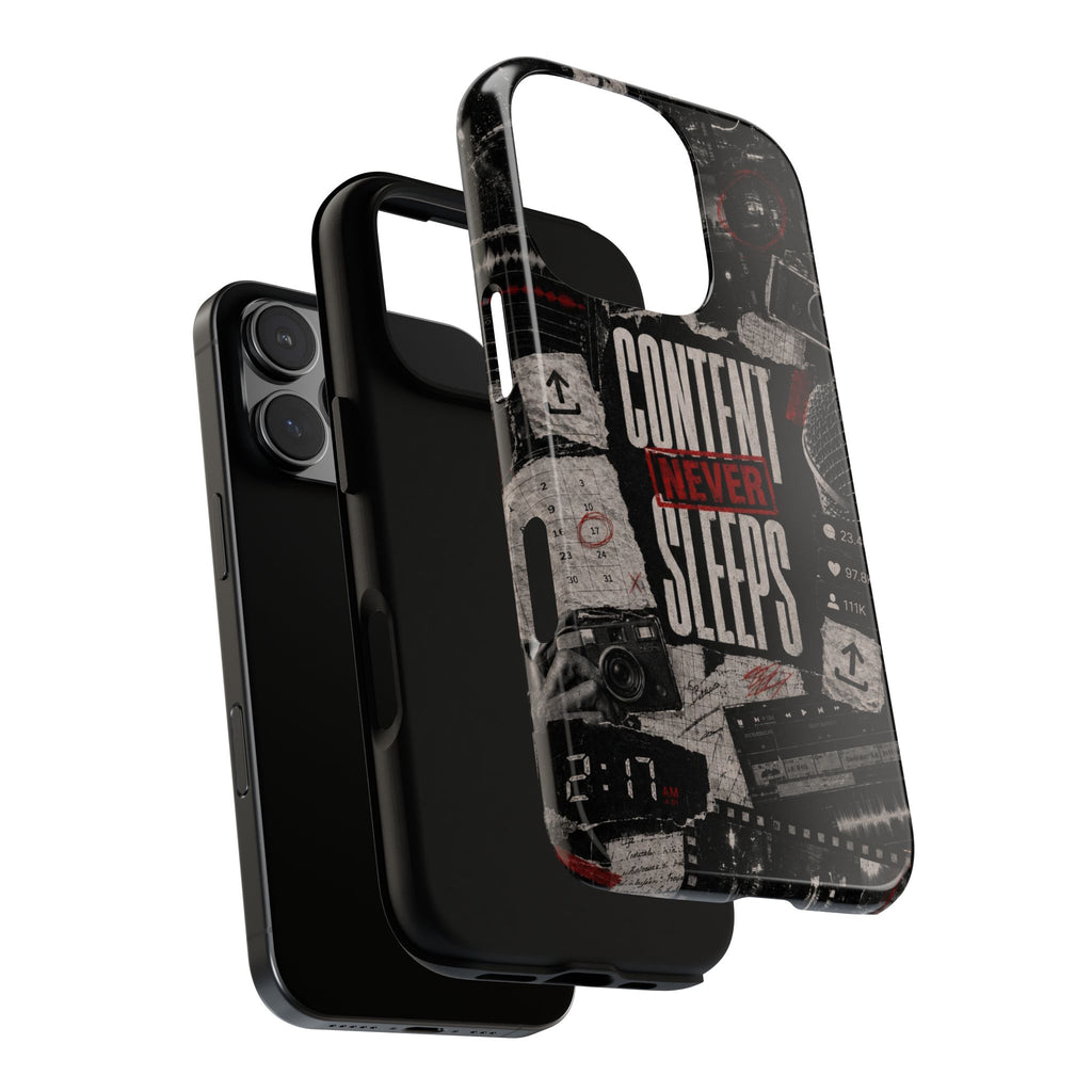 Content Never Sleeps Creator Phone Case