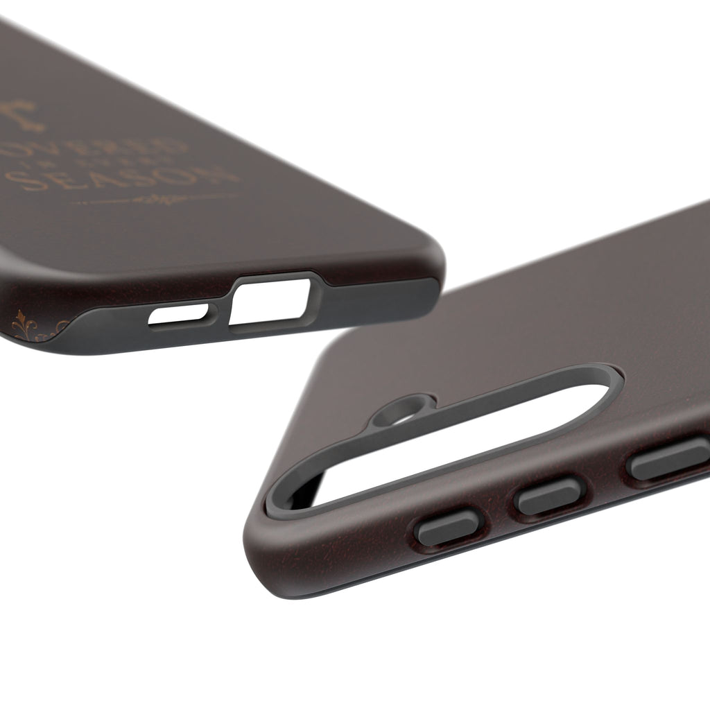 Covered in Every Season Christian Cross Phone Case