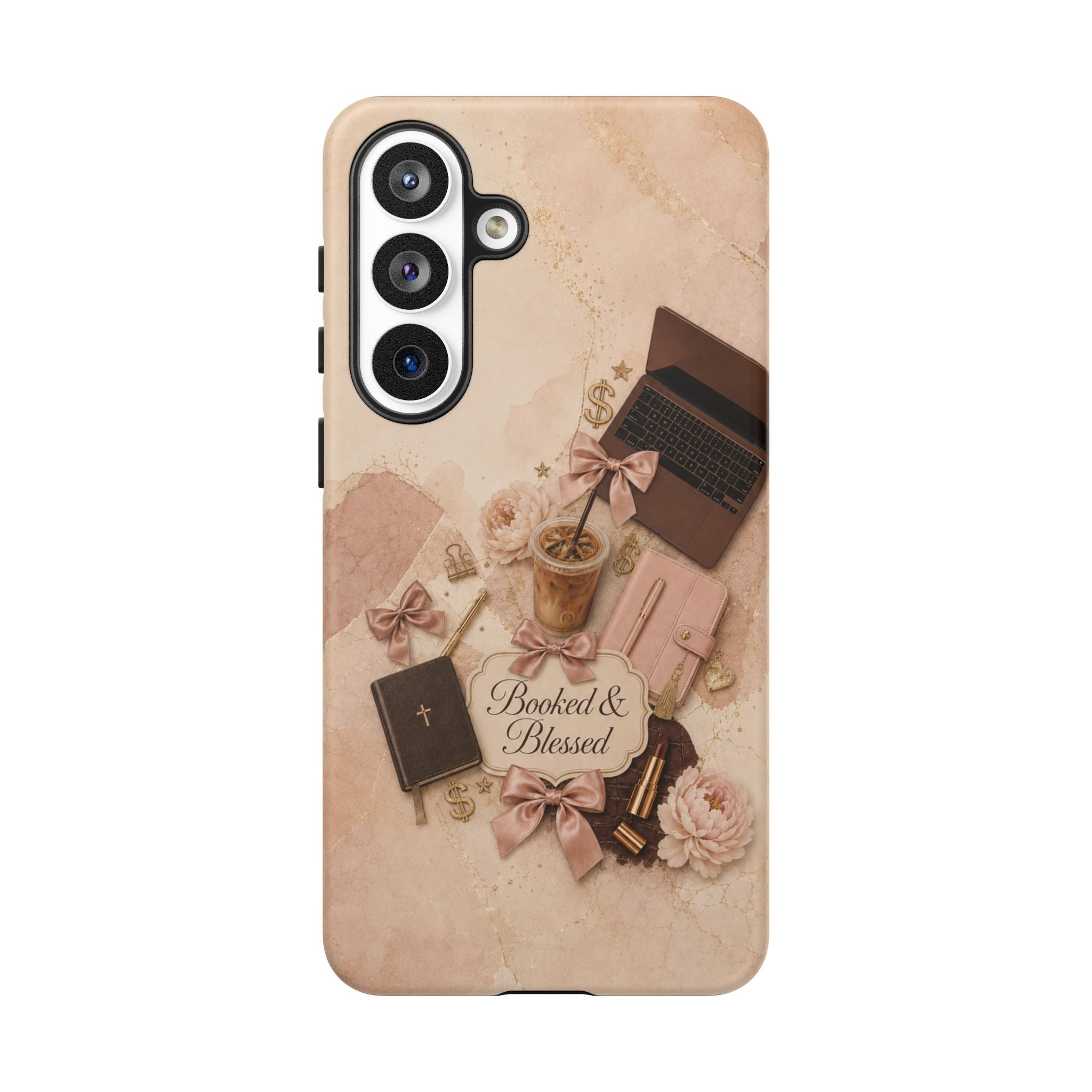 Booked & Blessed Christian Book Lover Phone Case