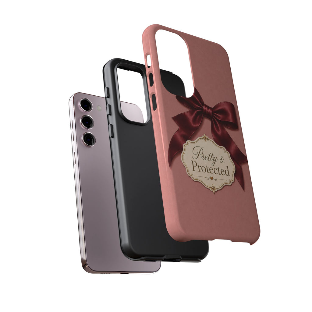 Pretty & Protected Bow Christian Phone Case