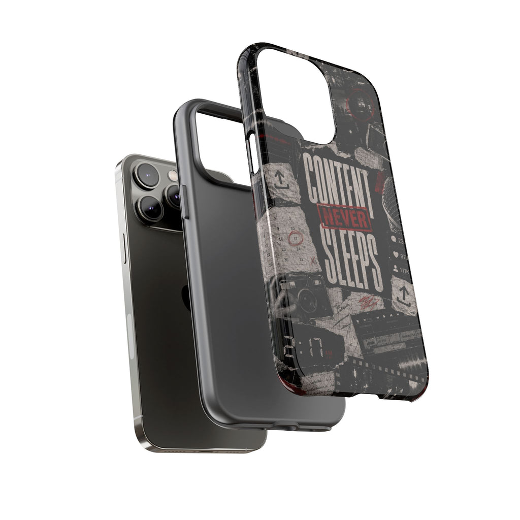 Content Never Sleeps Creator Phone Case