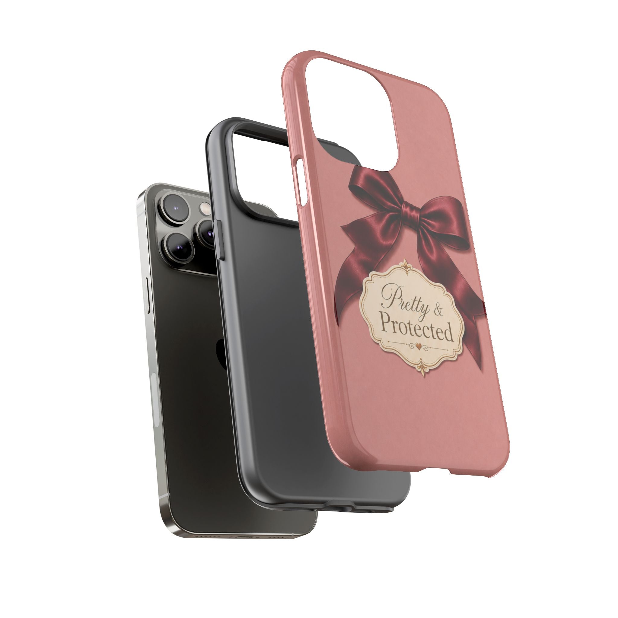 Pretty & Protected Bow Christian Phone Case
