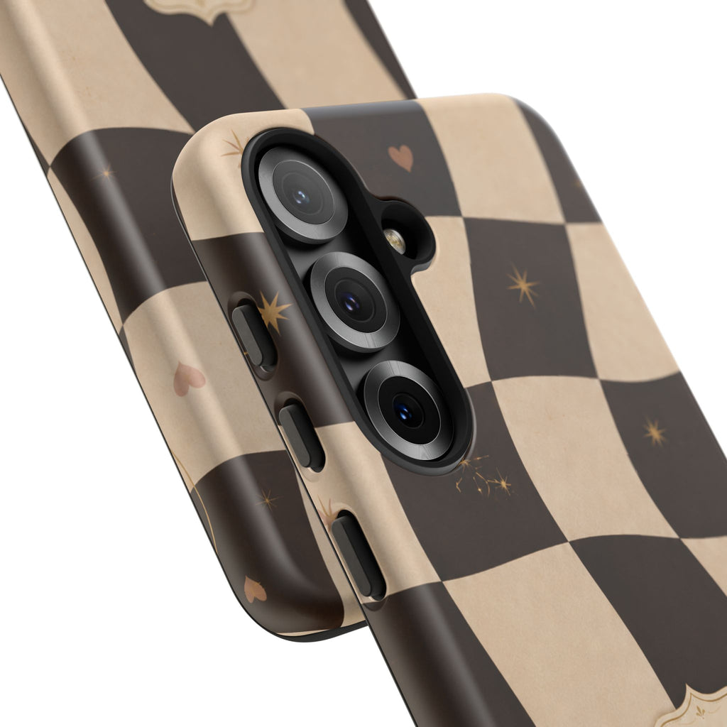 Favor Looks Good on Me Vintage Checkerboard Phone Case