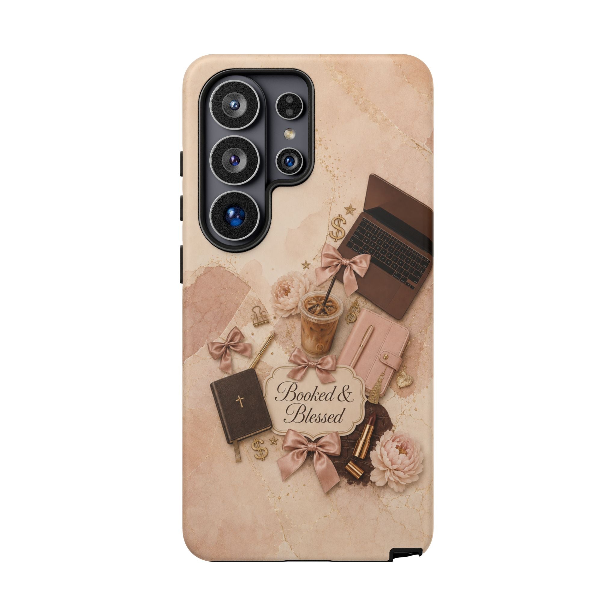 Booked & Blessed Christian Book Lover Phone Case