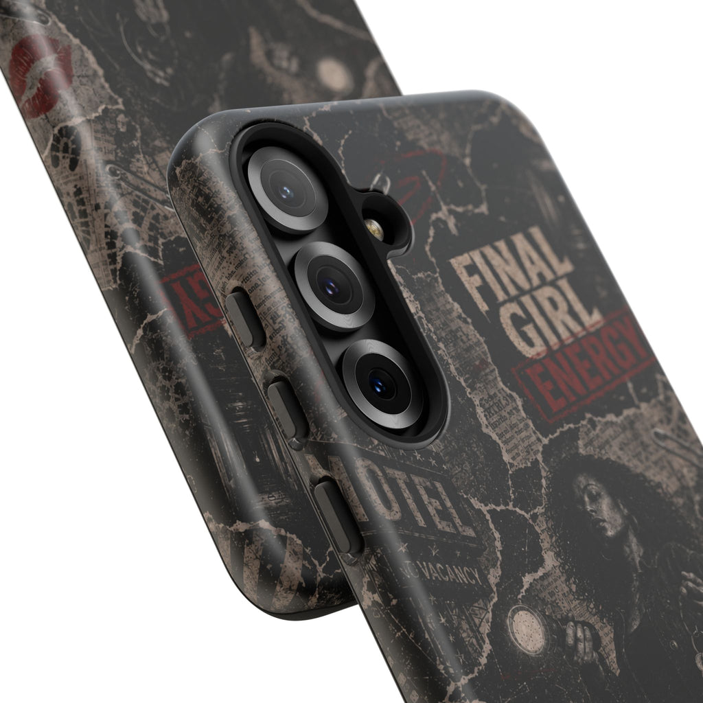 Final Girl Energy Horror Collage Phone Case