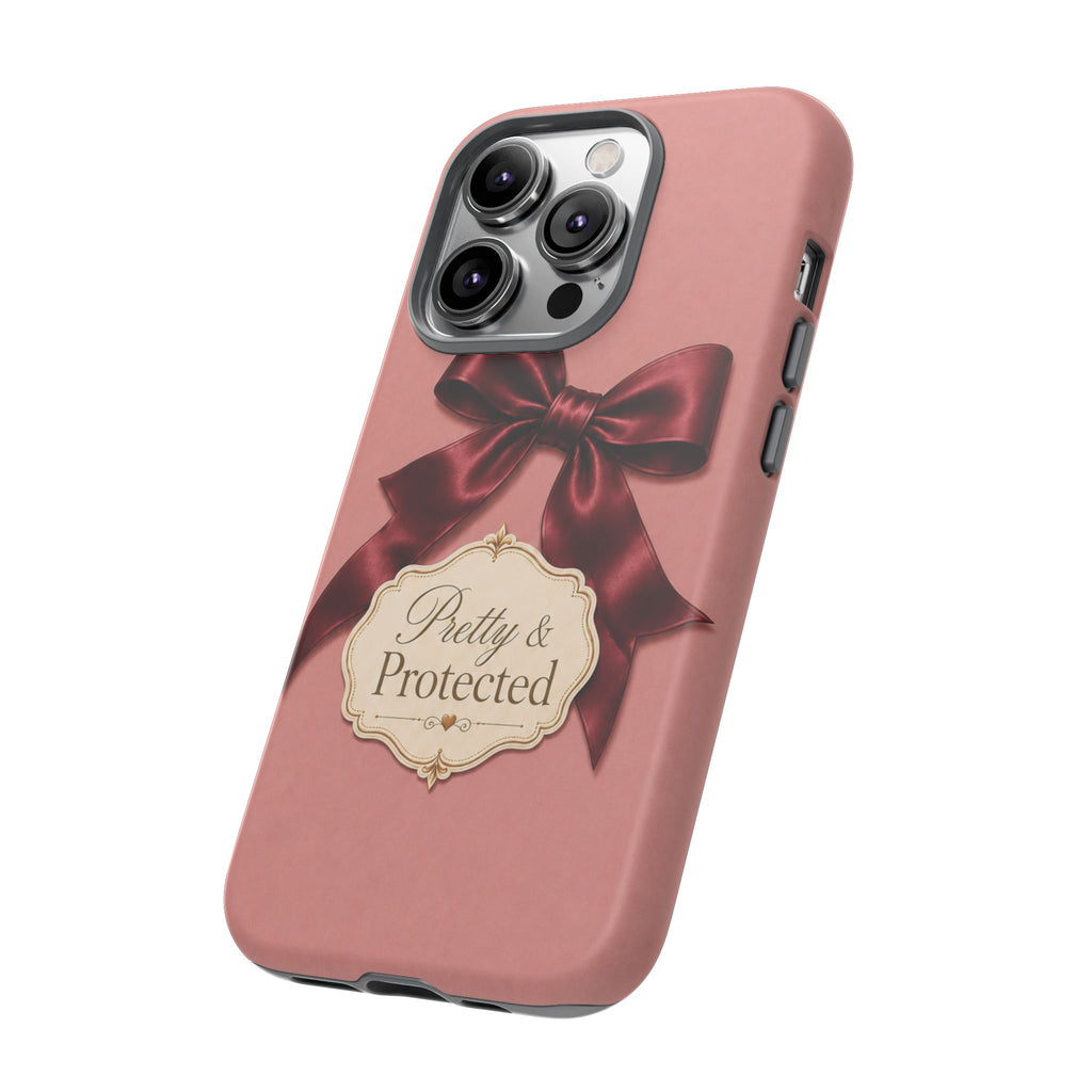 Pretty & Protected Bow Christian Phone Case