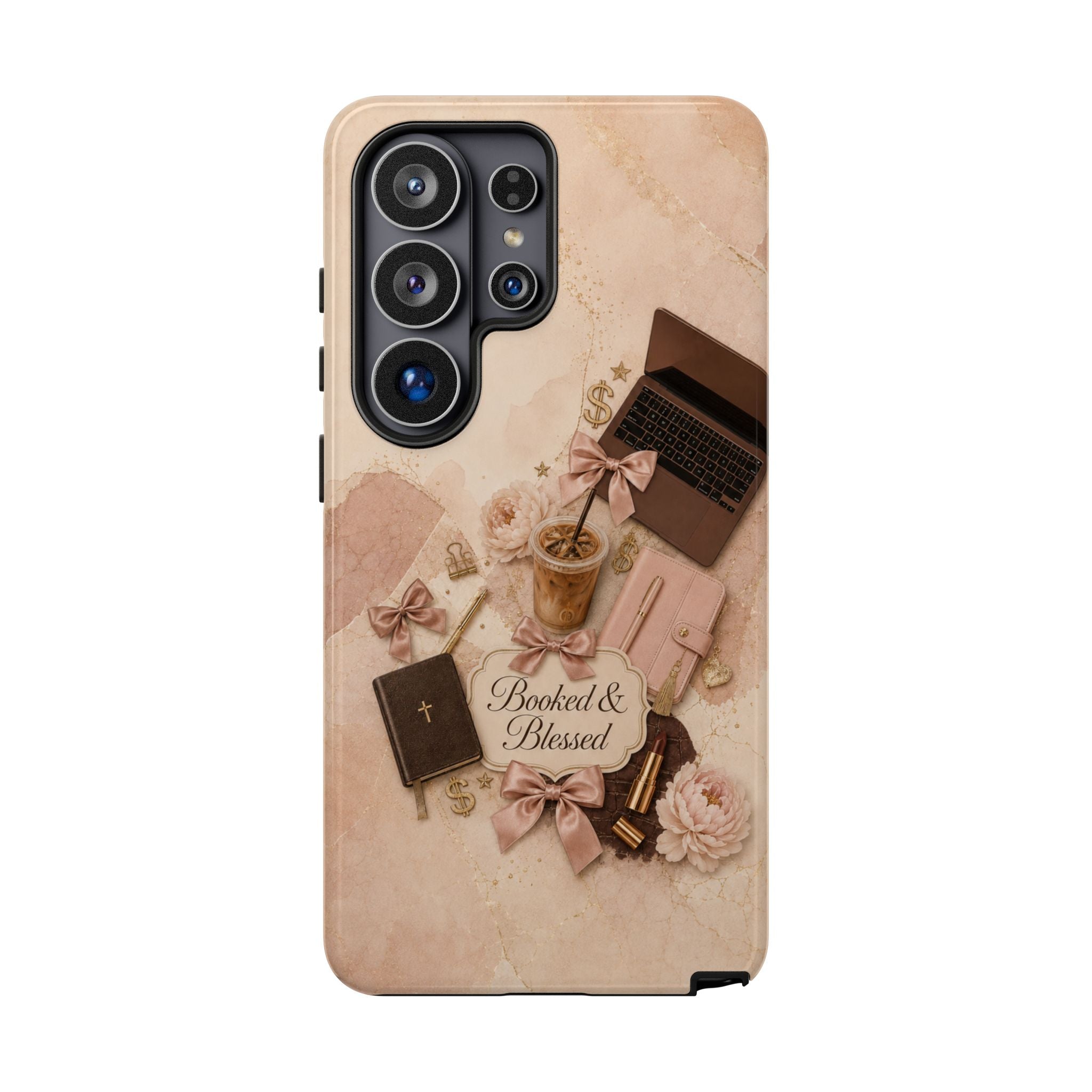 Booked & Blessed Christian Book Lover Phone Case