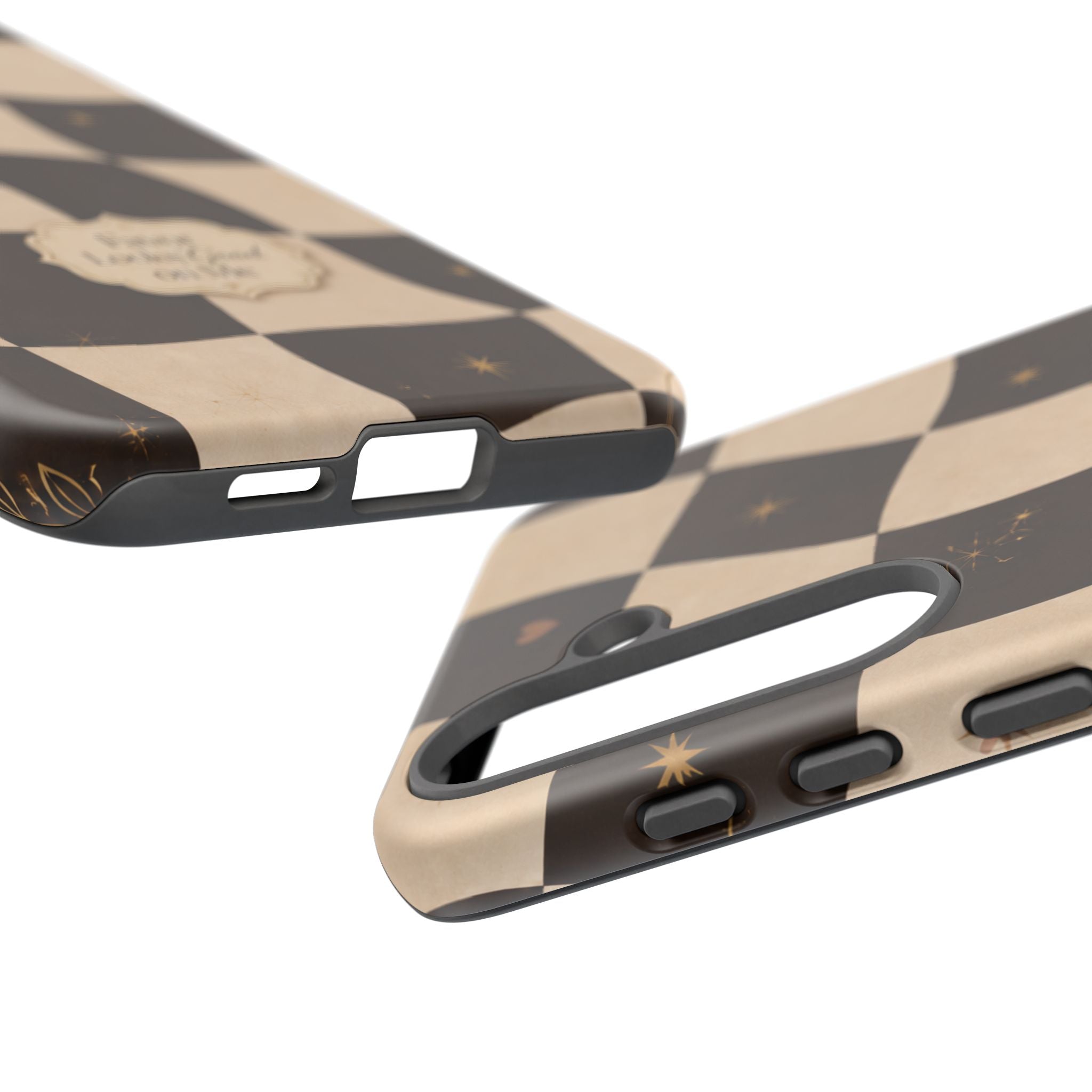 Favor Looks Good on Me Vintage Checkerboard Phone Case
