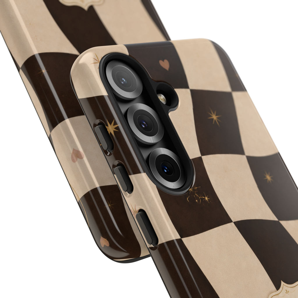 Favor Looks Good on Me Vintage Checkerboard Phone Case