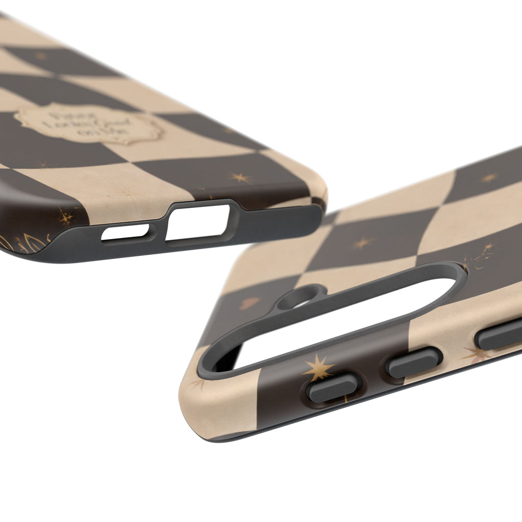 Favor Looks Good on Me Vintage Checkerboard Phone Case