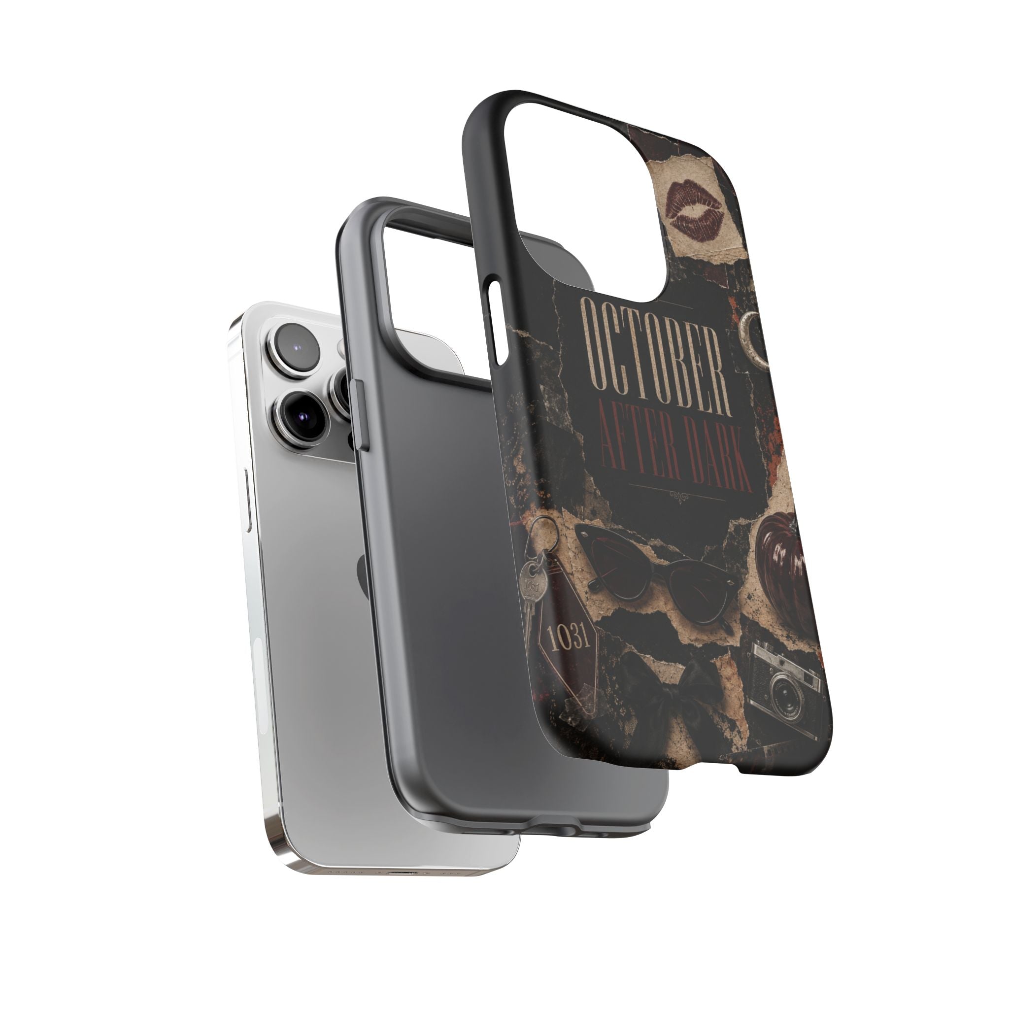 October After Dark Gothic Collage Phone Case
