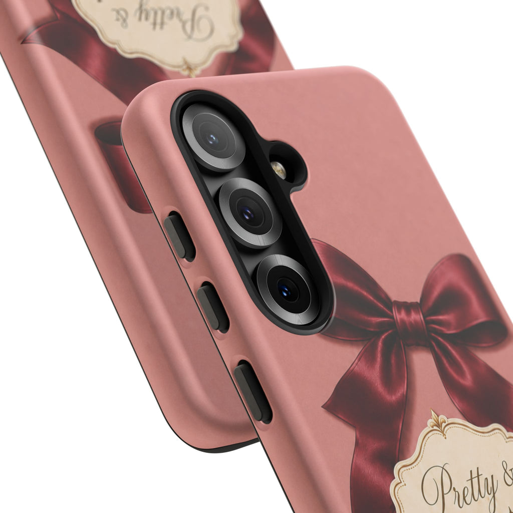 Pretty & Protected Bow Christian Phone Case