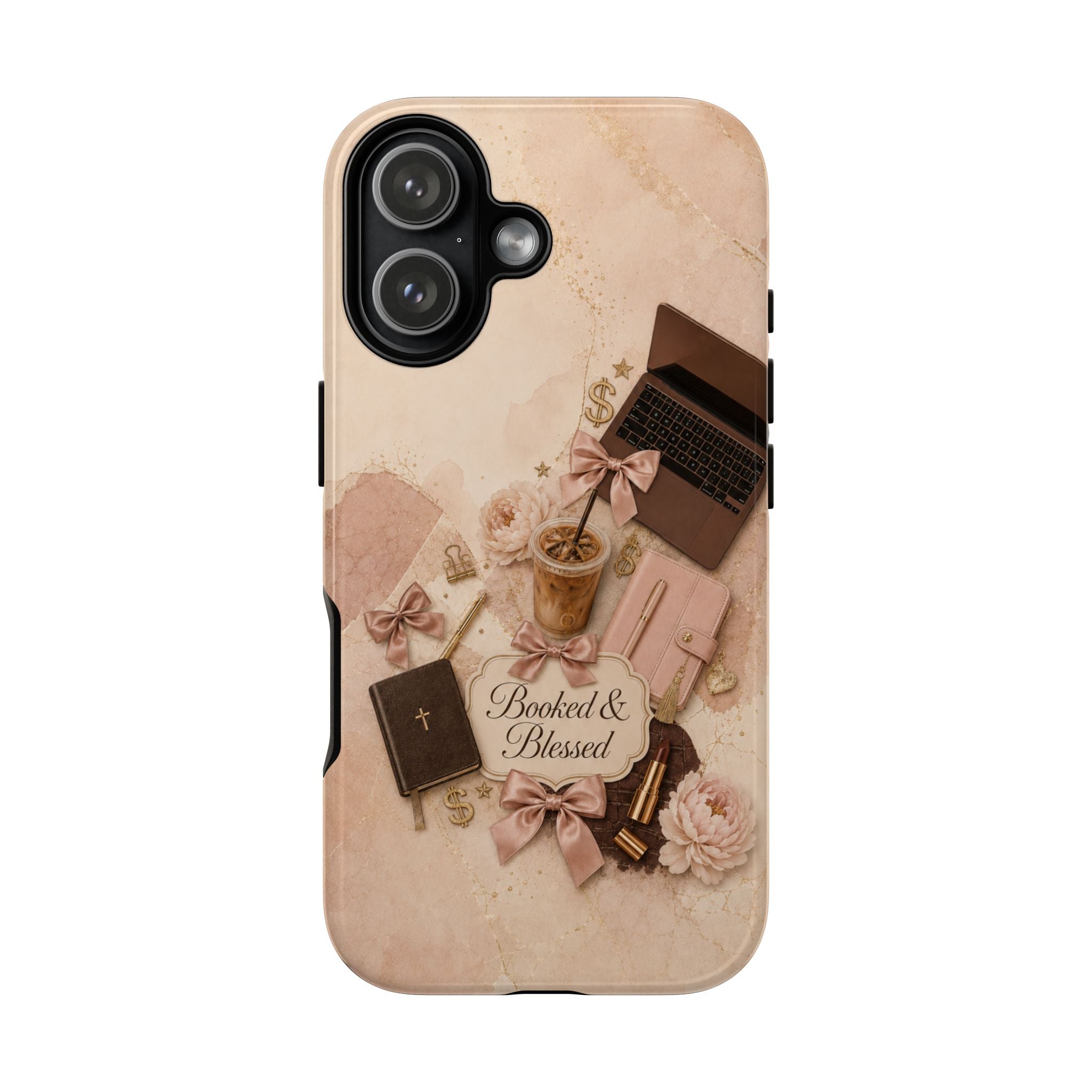 Booked & Blessed Christian Book Lover Phone Case