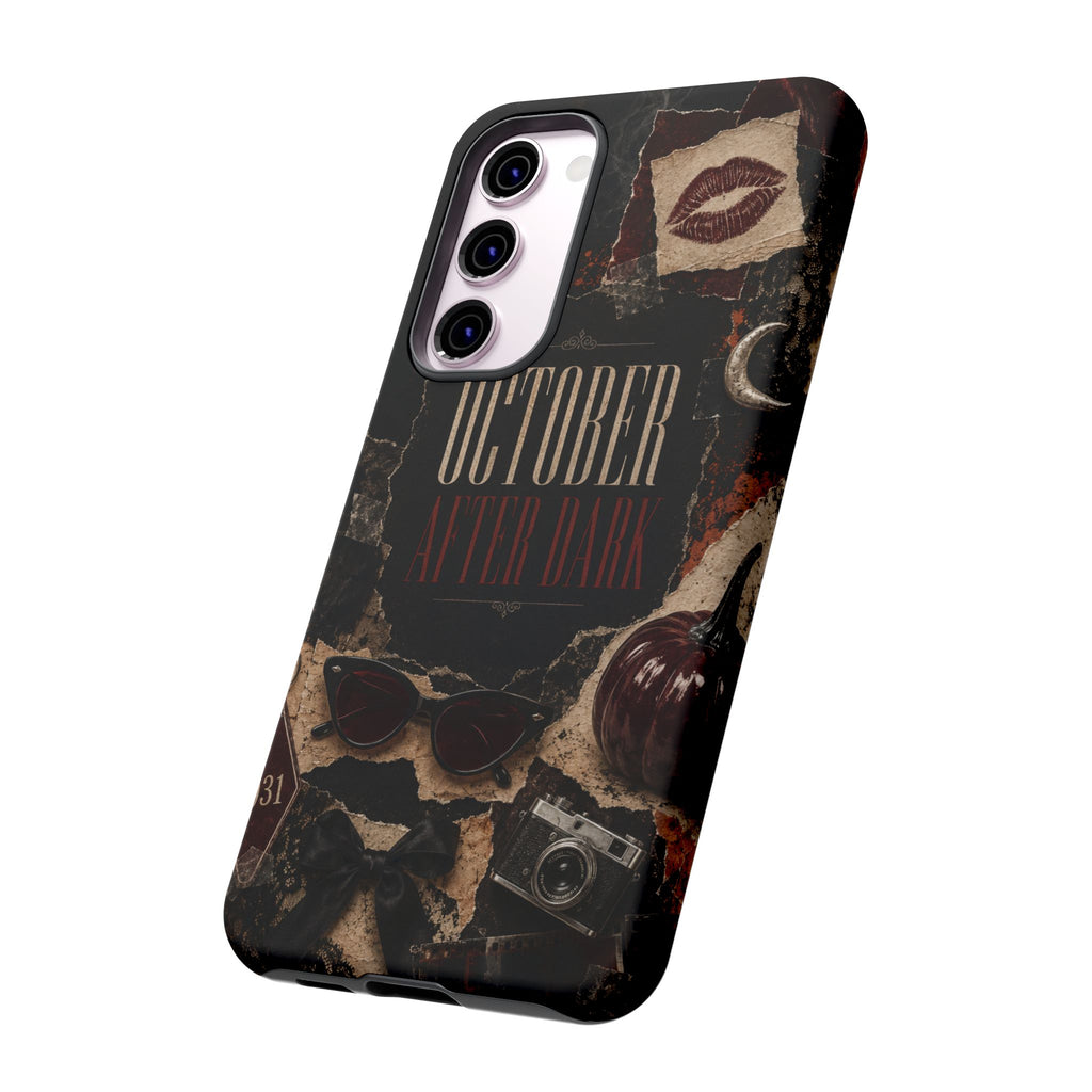 October After Dark Gothic Collage Phone Case