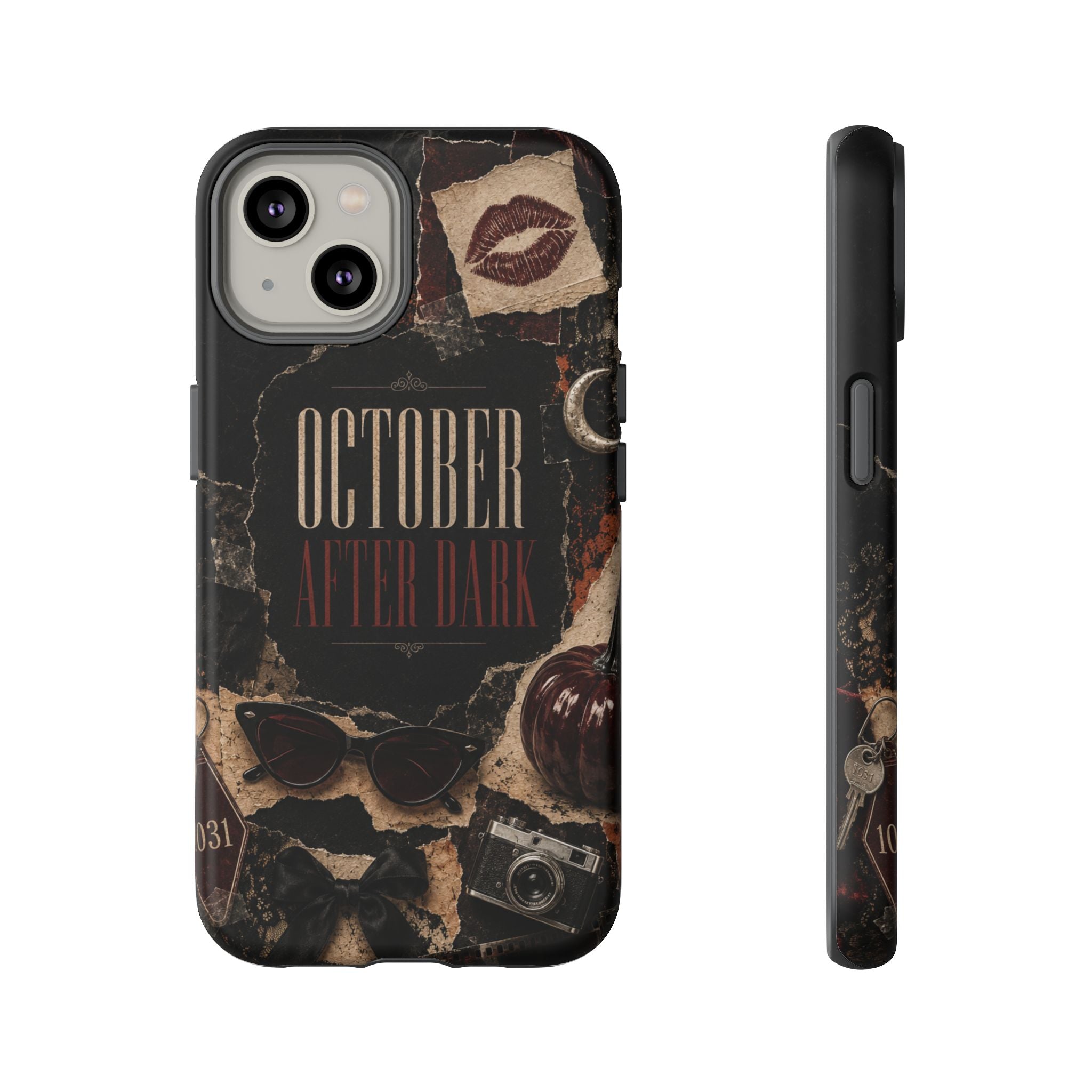 October After Dark Gothic Collage Phone Case