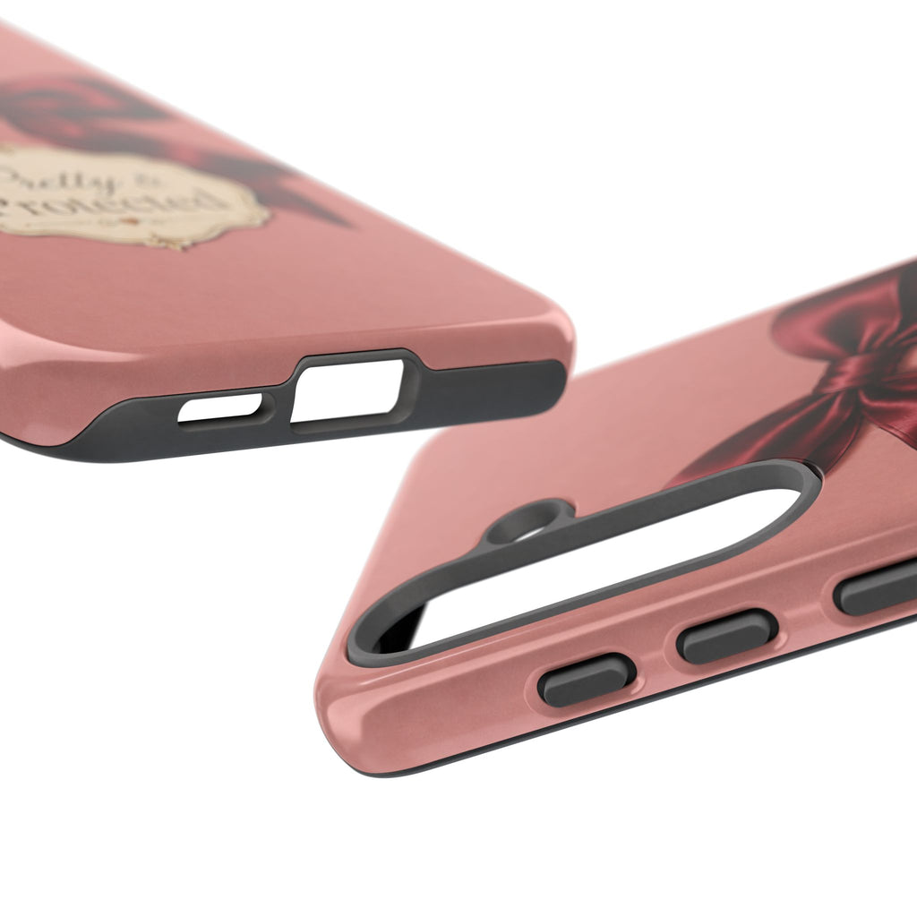 Pretty & Protected Bow Christian Phone Case