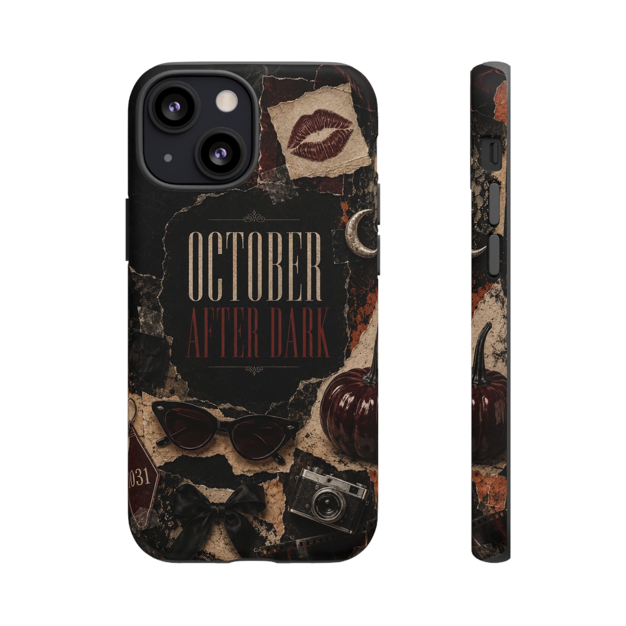 October After Dark Gothic Collage Phone Case