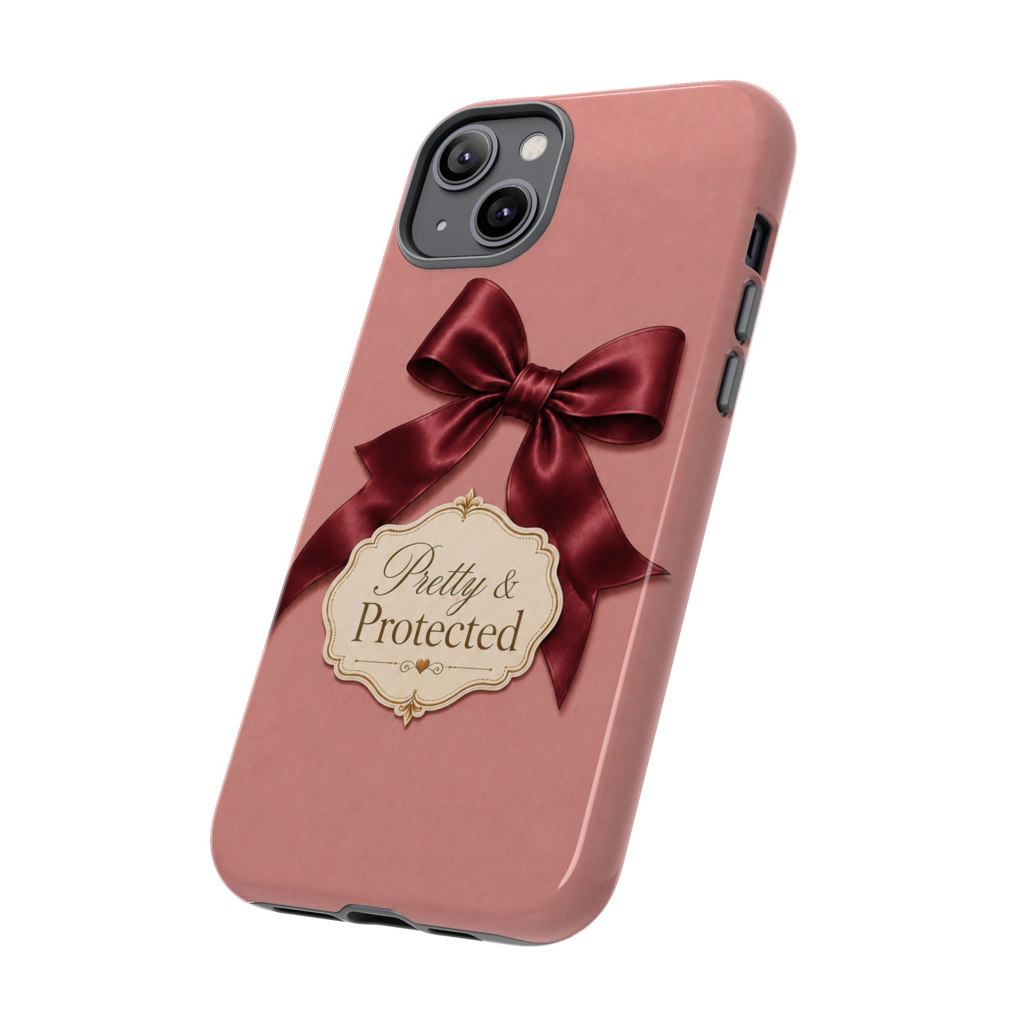Pretty & Protected Bow Christian Phone Case