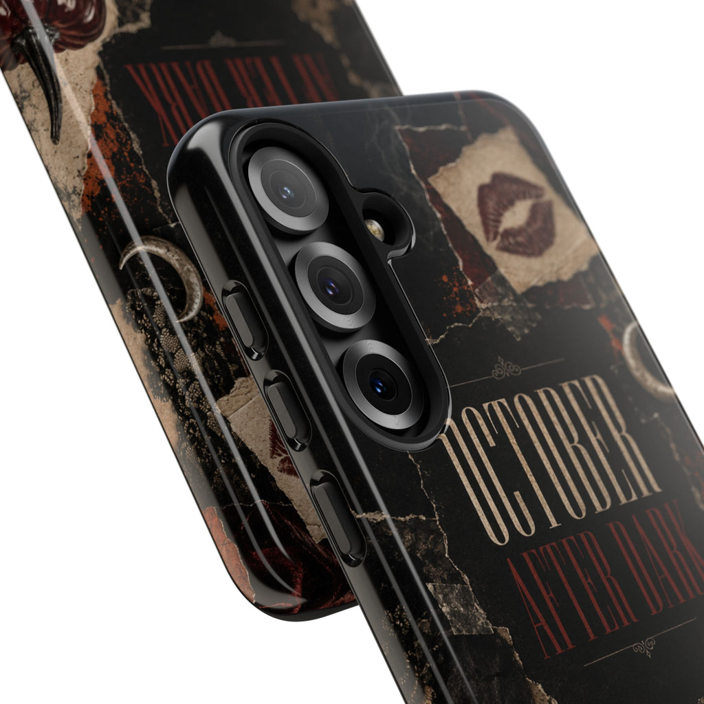 October After Dark Gothic Collage Phone Case