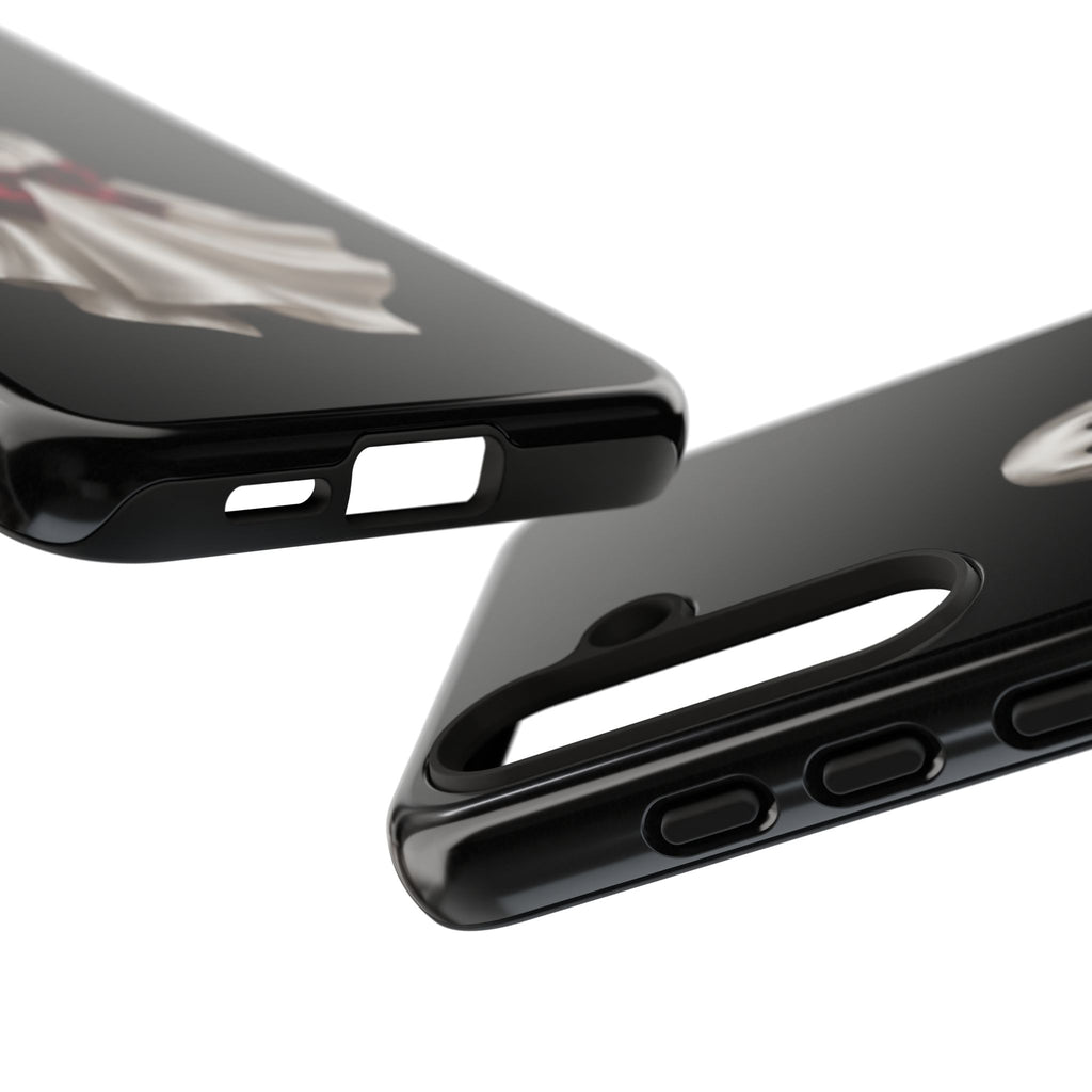 Burgundy Bow Ghost Spooky Phone Case