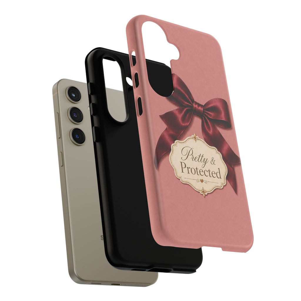 Pretty & Protected Bow Christian Phone Case