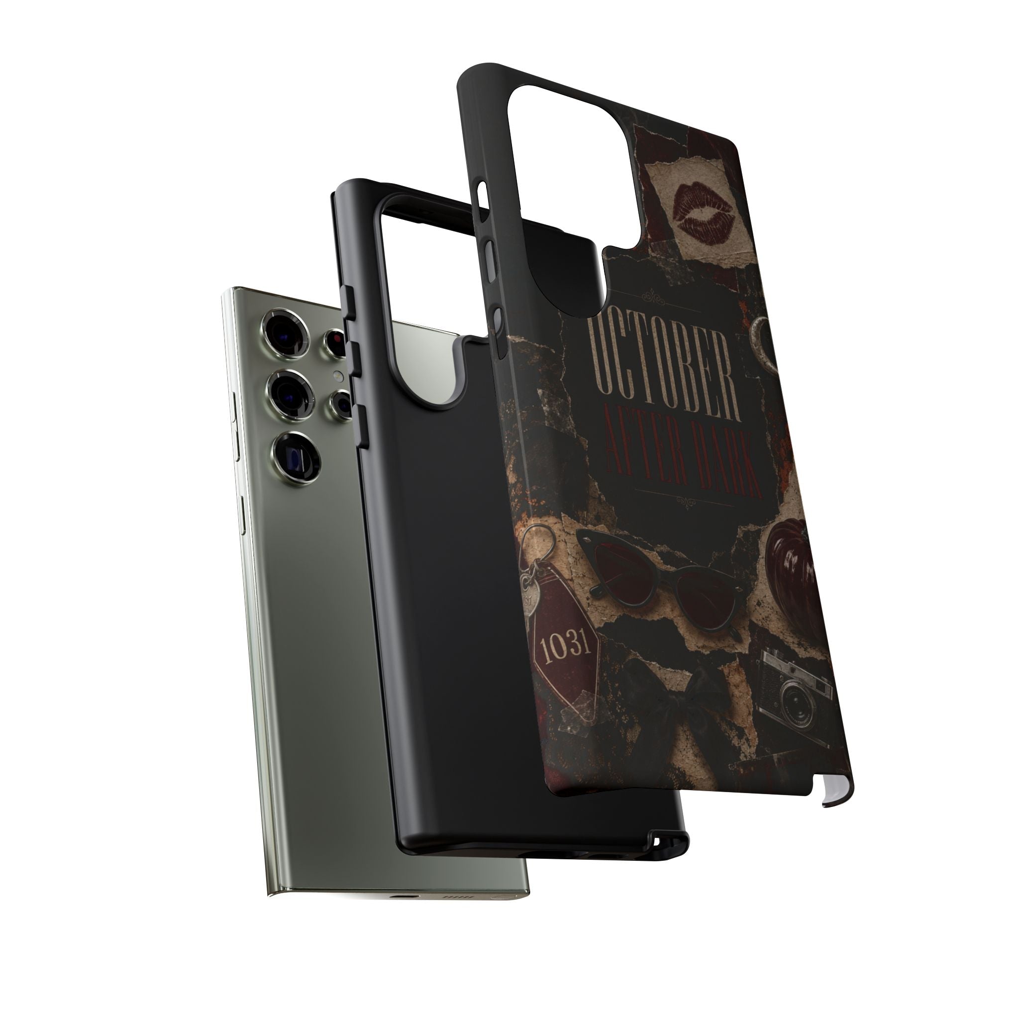 October After Dark Gothic Collage Phone Case