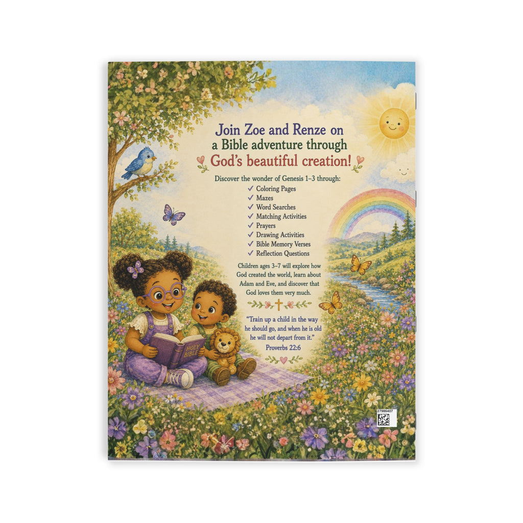 Faithful Little Hearts: God's Beautiful Creation| Christian Bible Activity and Coloring Book for Kids