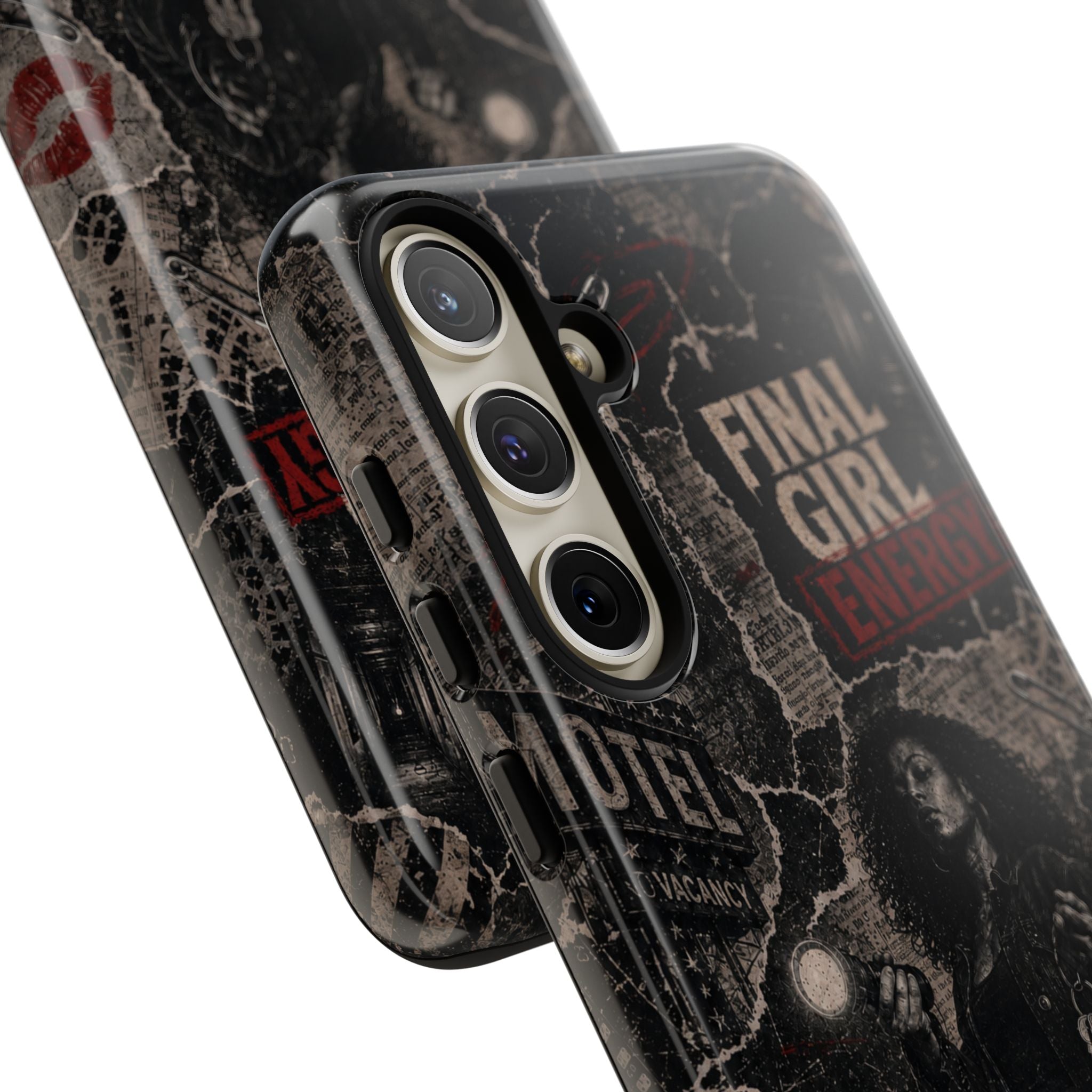 Final Girl Energy Horror Collage Phone Case