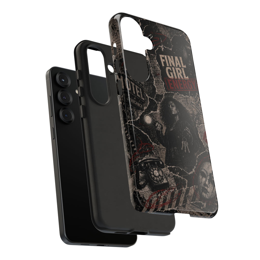Final Girl Energy Horror Collage Phone Case