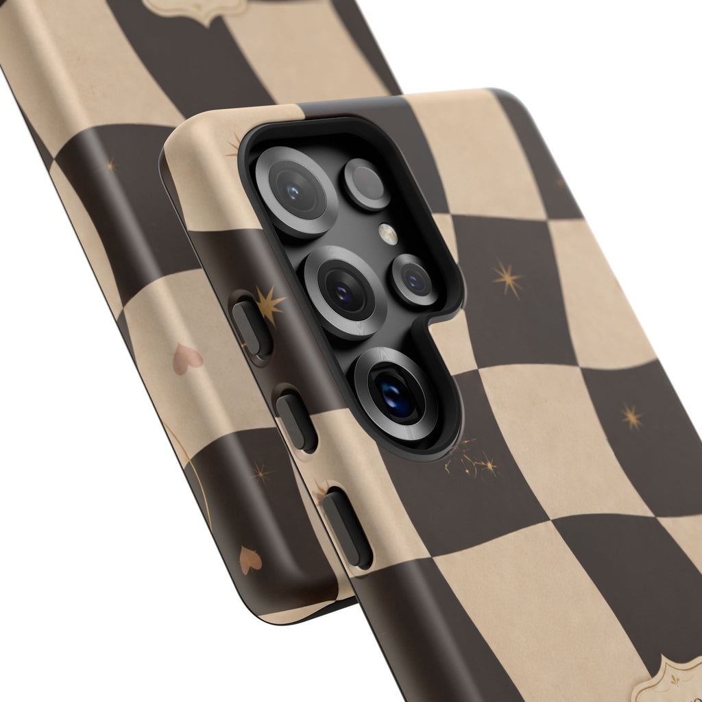 Favor Looks Good on Me Vintage Checkerboard Phone Case