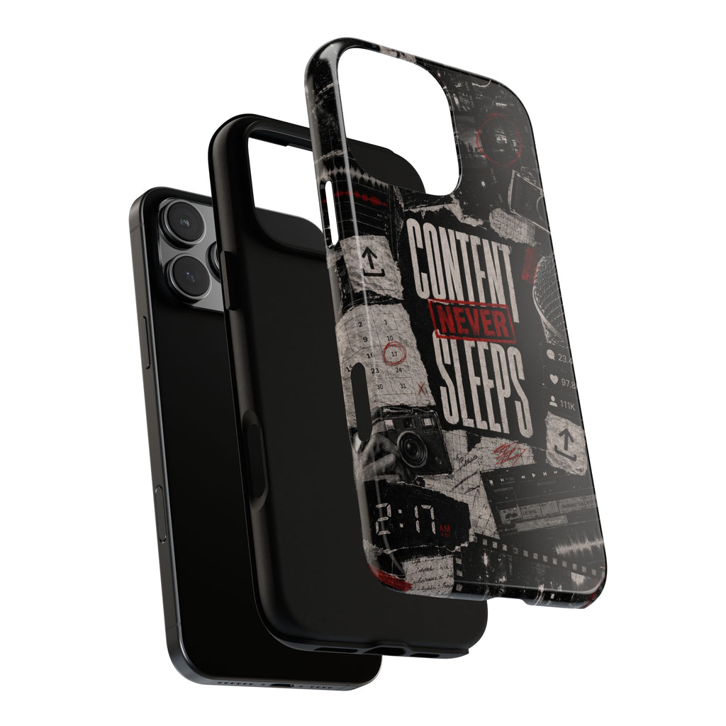 Content Never Sleeps Creator Phone Case