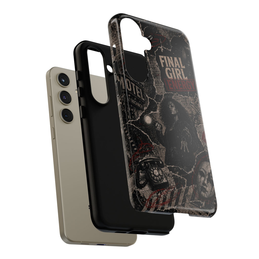 Final Girl Energy Horror Collage Phone Case