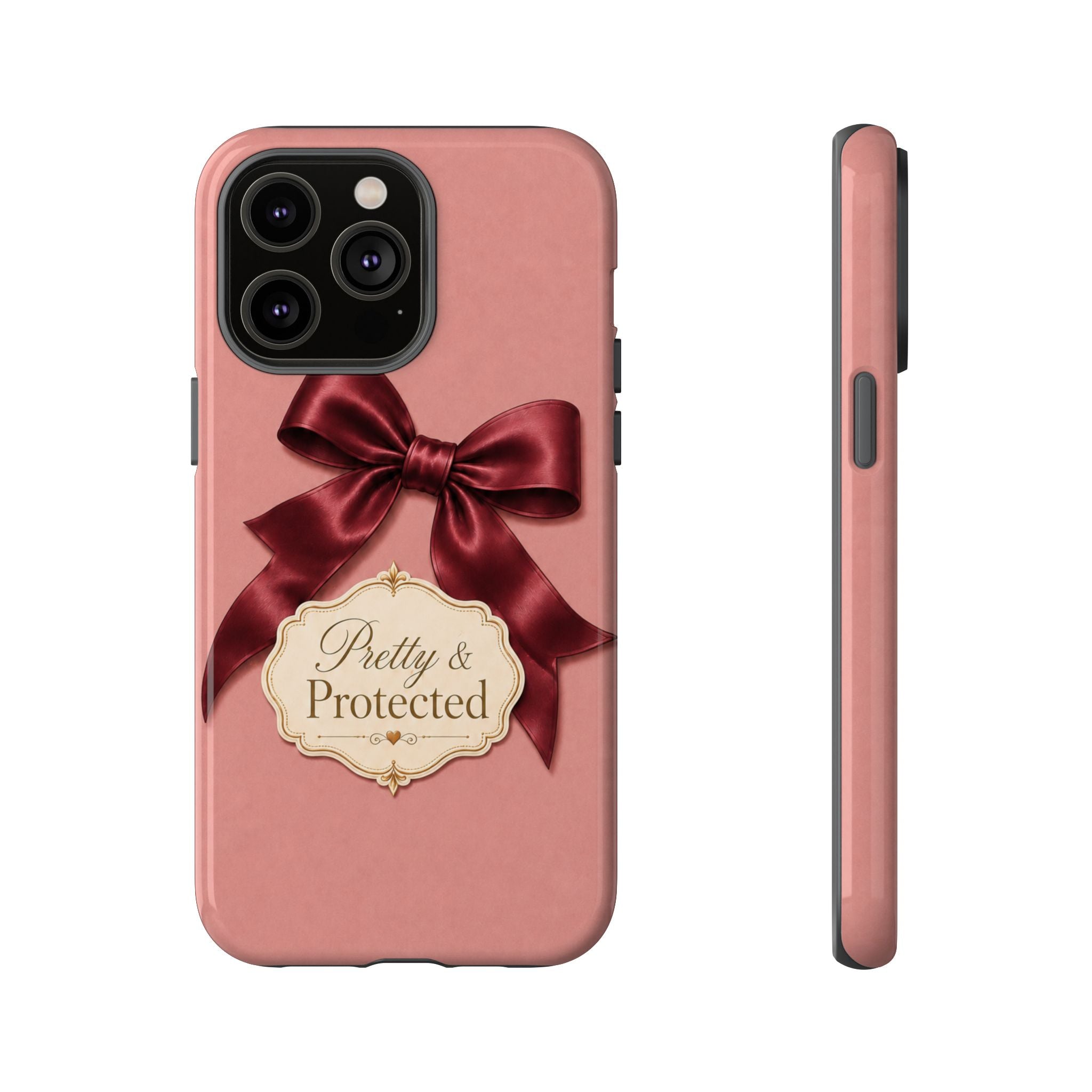Pretty & Protected Bow Christian Phone Case