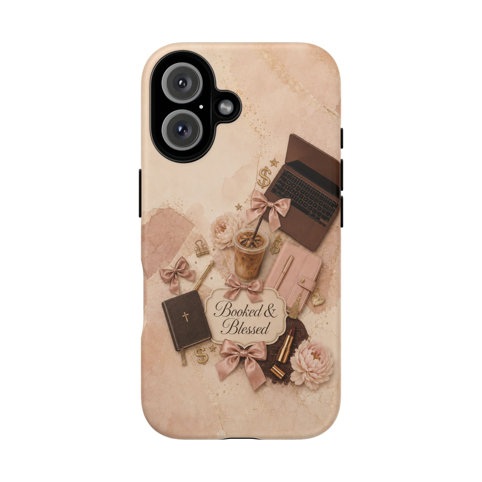 Booked & Blessed Christian Book Lover Phone Case