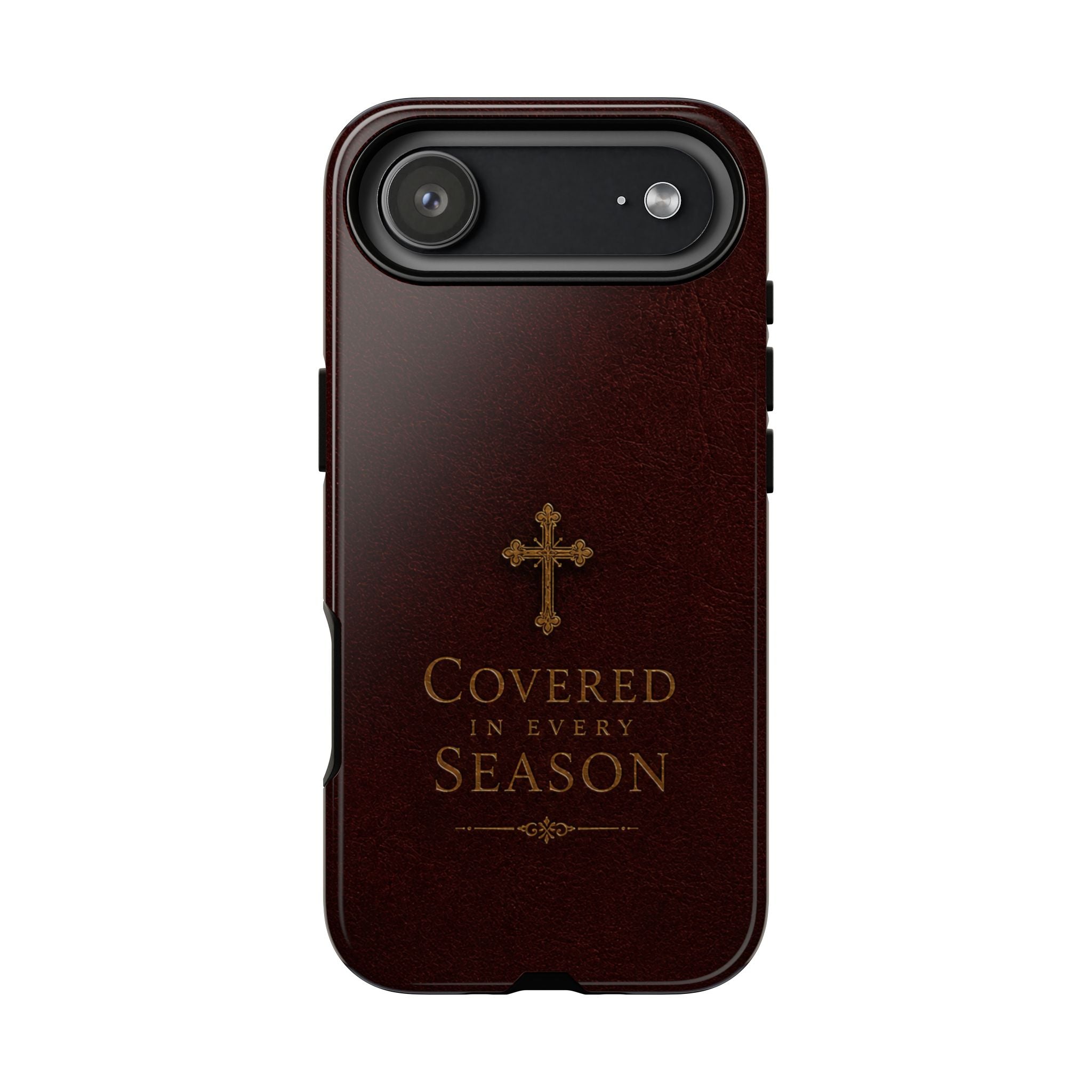 Covered in Every Season Christian Cross Phone Case