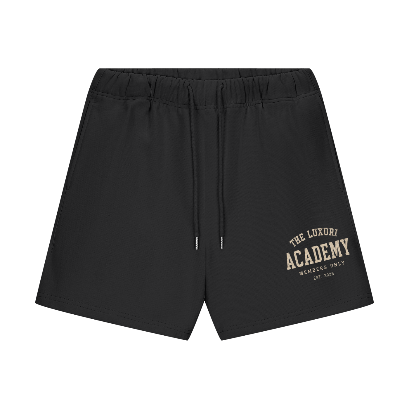 The Luxuri Academy Heavyweight Fleece Loose Fit Shorts