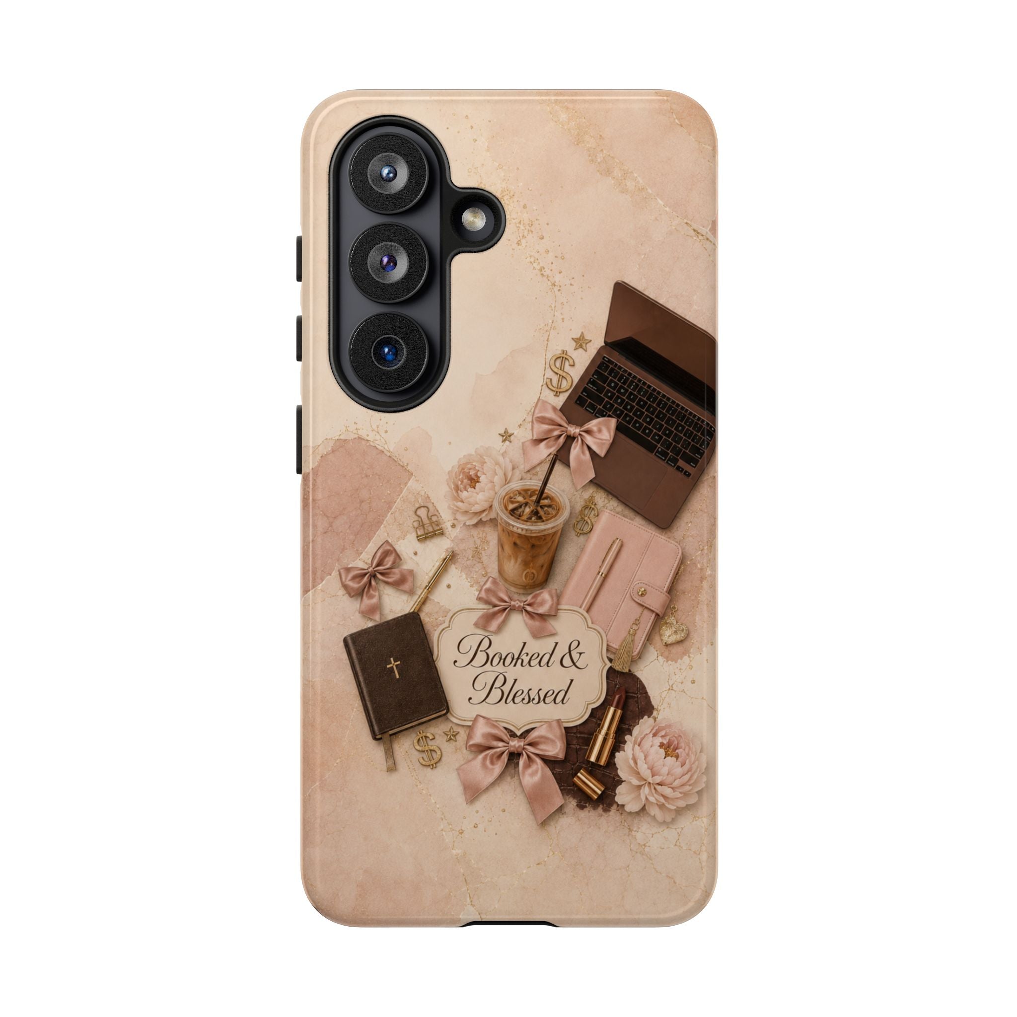 Booked & Blessed Christian Book Lover Phone Case