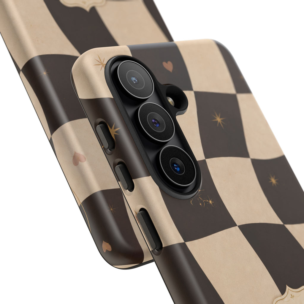 Favor Looks Good on Me Vintage Checkerboard Phone Case