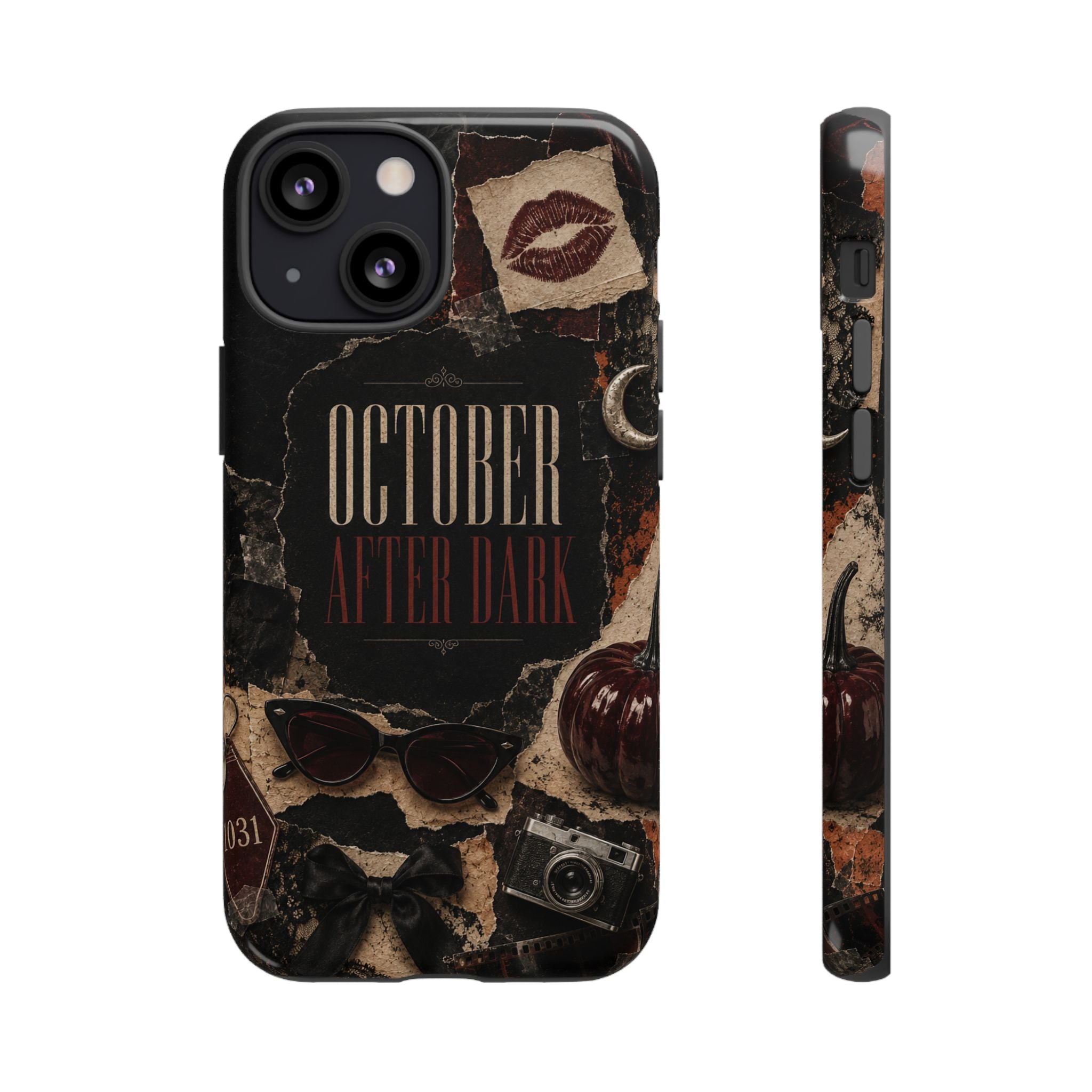October After Dark Gothic Collage Phone Case