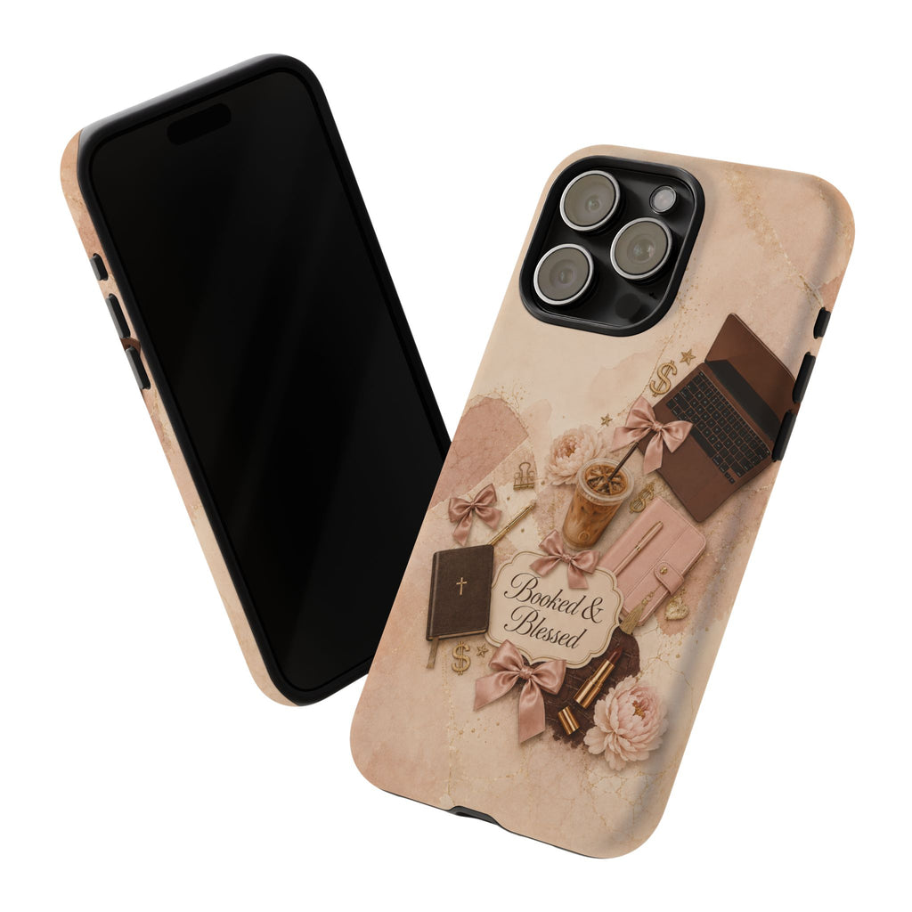 Booked & Blessed Christian Book Lover Phone Case