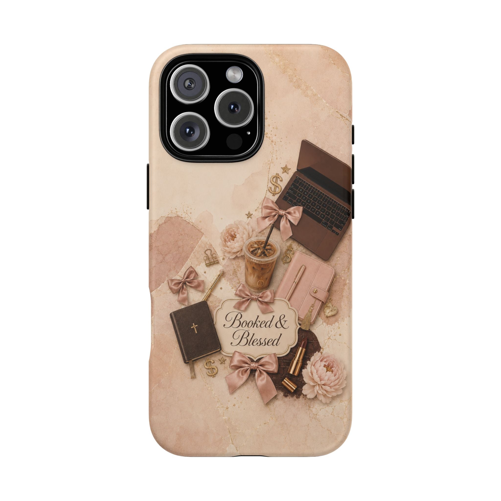 Booked & Blessed Christian Book Lover Phone Case