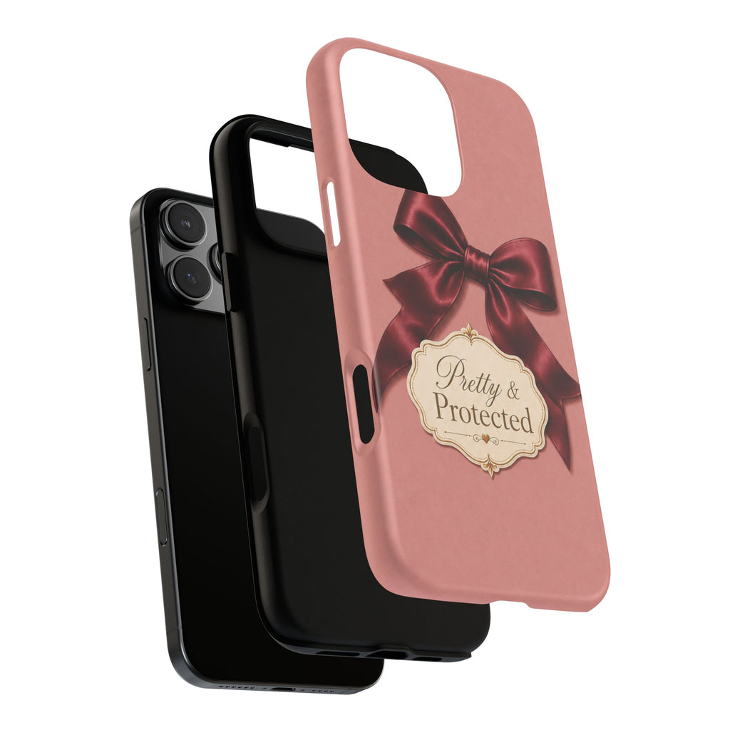Pretty & Protected Bow Christian Phone Case
