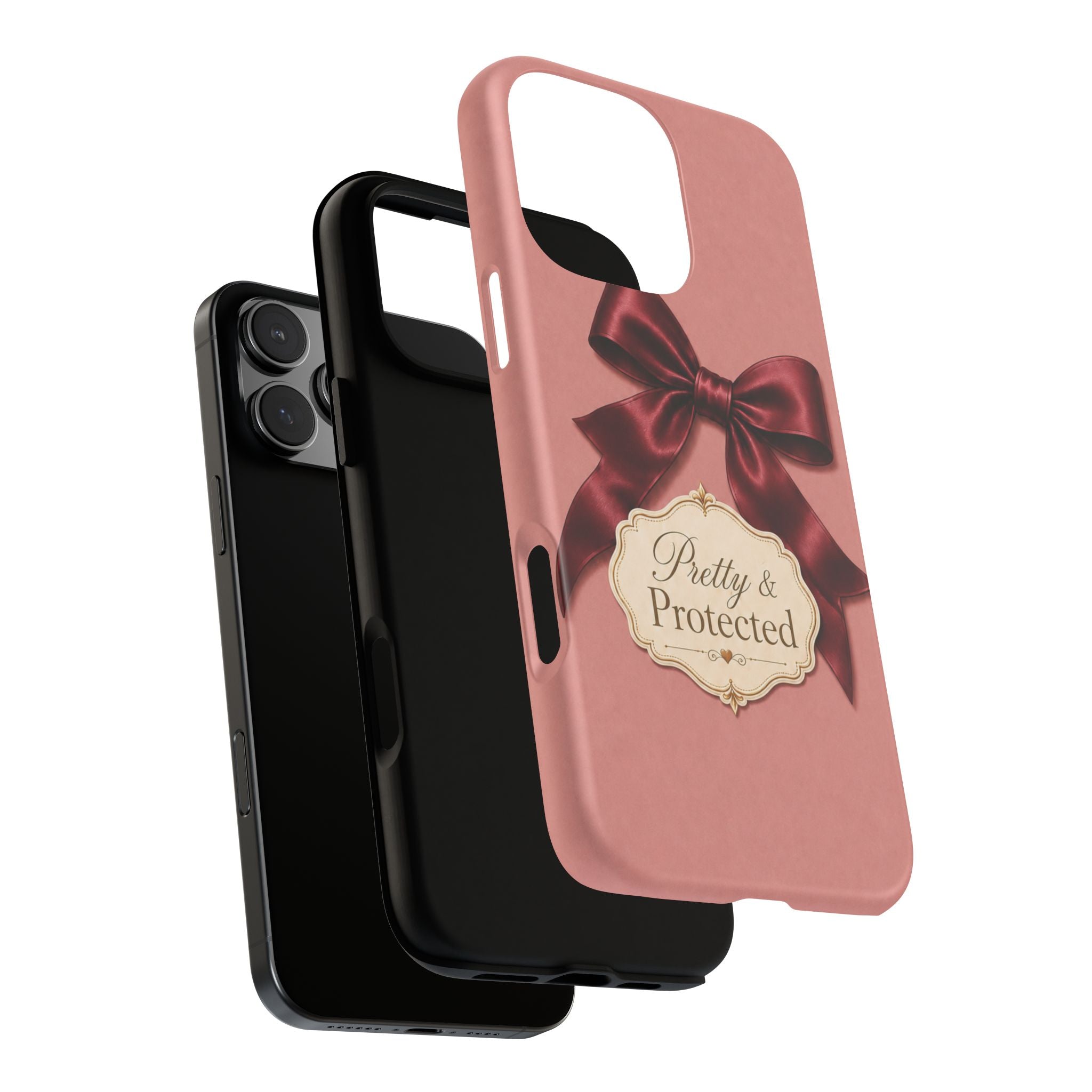 Pretty & Protected Bow Christian Phone Case
